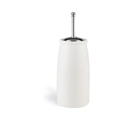 Zdjęcie Klasyczna ceramiczna stojąca szczotka do toalety z podstawą - Stilhaus