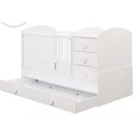 Picture Functional baby bed with changing table and pull-out drawer - Cilek
