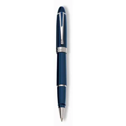 Picture Beautiful, blue Ipsilon rollerball pen - Aurora