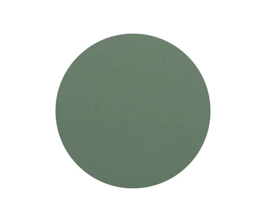 obrazek 3 Skórzana podkładka pod kieliszki w kolorze jasnego błękitu i eukaliptusa