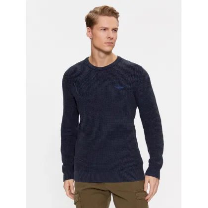 Zdjęcie Aeronautica Militare Sweter 232MA1482L512 Granatowy Regular Fit