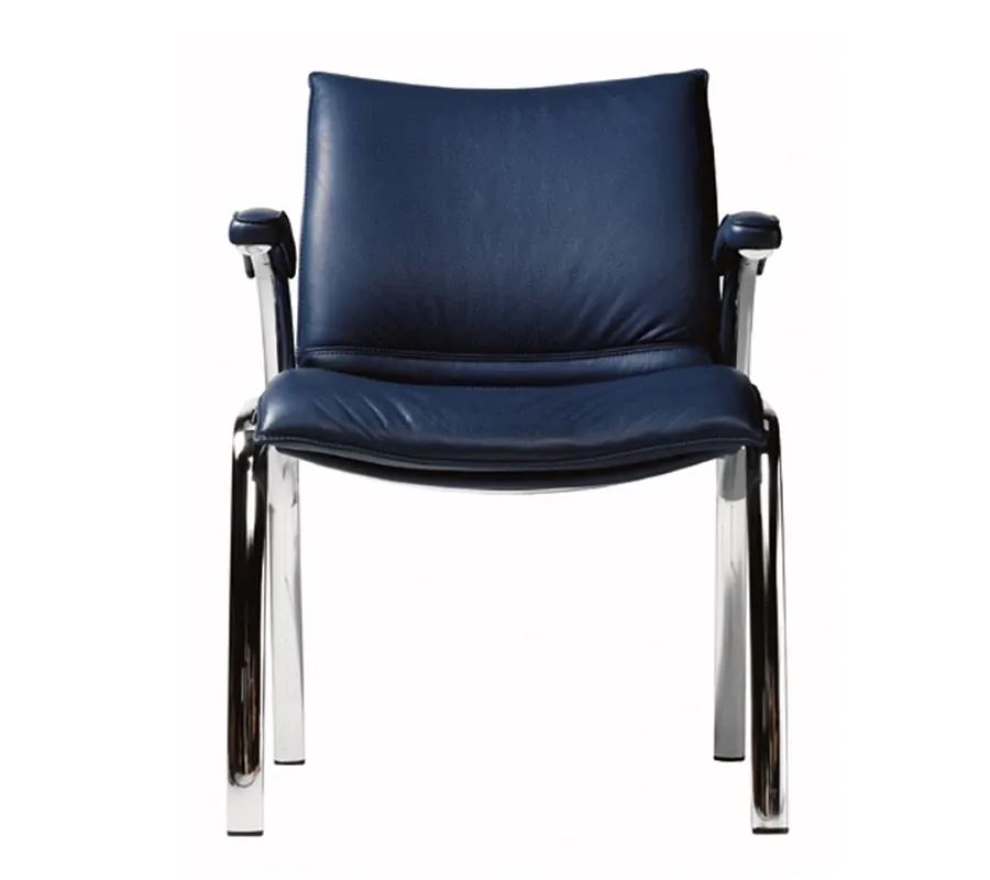 picture 1 Office chair with a chrome coated base