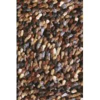 Picture Unconventional shaggy brown rug - ROCKS 70505