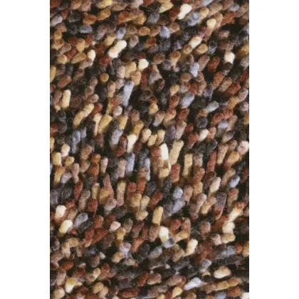 Picture Unconventional brown shaggy carpet - ROCKS 70505