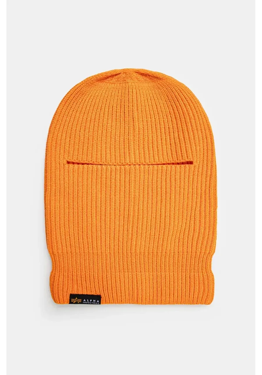 obrazek 1 Alpha Industries kominiarka Label Balaclava kolor pomarańczowy 138901
