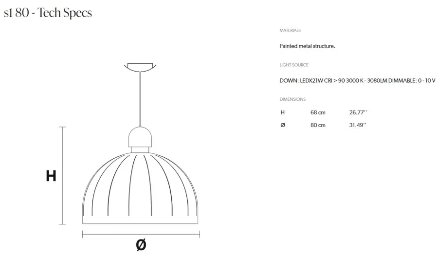 obrazek 4 Włoska lampa wisząca Cupole