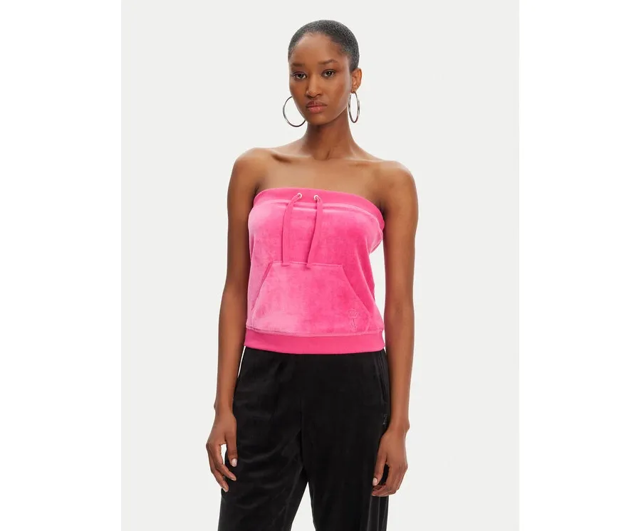 obrazek 1 Juicy Couture Top Heritage JCGCT125023 Różowy Slim Fit
