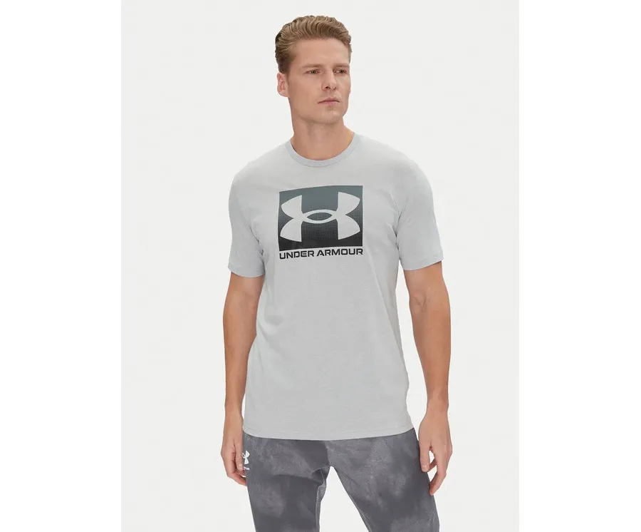 obrazek 1 Under Armour T-Shirt Boxed Sports 1386793 Szary Loose Fit