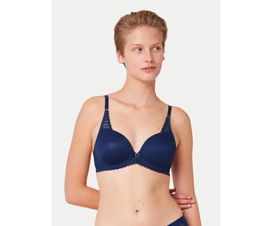 obrazek 1 Triumph Biustonosz z fiszbiną Aura Spotlight 10216459 Niebieski