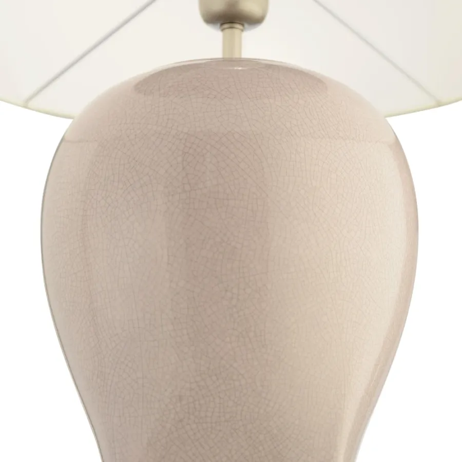 obrazek 4 Piękna lampa stołowa z ceramiki H.47xL.27xP.27 cm