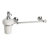 Picture Stylish wall-mounted towel rack with soap dispenser – 3SC