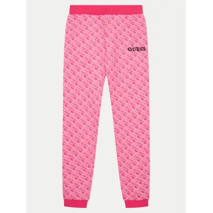 Zdjęcie Guess Spodnie dresowe J4YQ11 KA6R4 Różowy Relaxed Fit