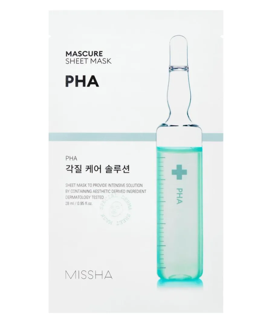 obrazek 1 Missha Mascure Peeling Solution Maska w płachcie z kwasami PHA 28 ml