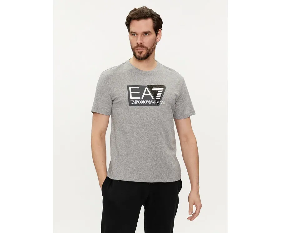 obrazek 1 EA7 Emporio Armani T-Shirt 3DPT81 PJM9Z 3905 Szary Regular Fit