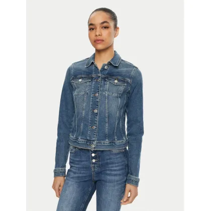 Zdjęcie Tommy Jeans Kurtka jeansowa Vivianne DW0DW20158 Granatowy Regular Fit