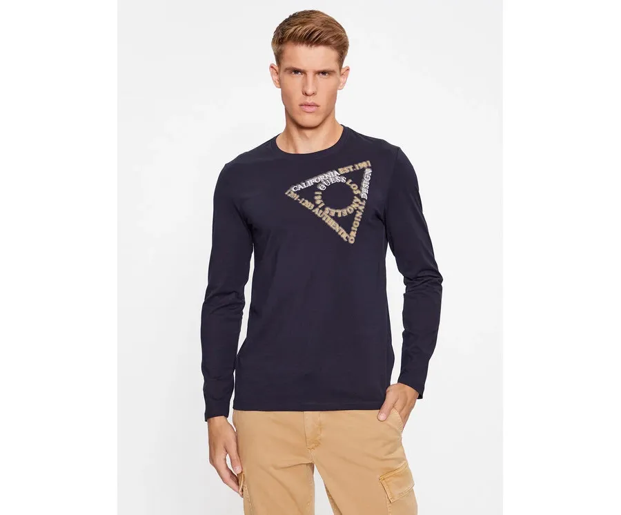 obrazek 1 Guess Longsleeve M3BI14 I3Z14 Granatowy Slim Fit
