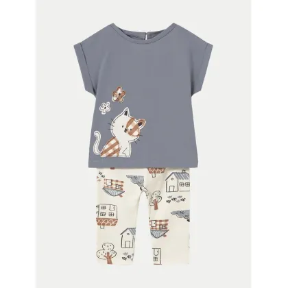 Zdjęcie Mayoral Komplet t-shirt i legginsy 1738 Kolorowy Regular Fit