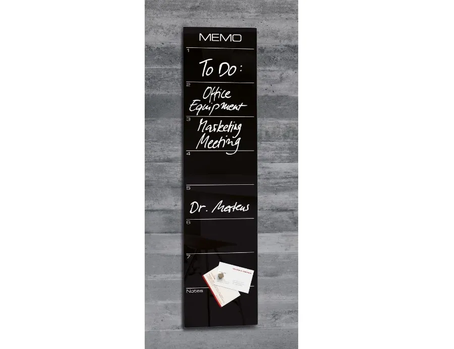 picture 3 Magnetic Glass Board artverum 100x65 cm