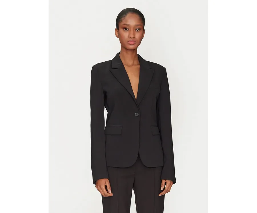 obrazek 1 KARL LAGERFELD Marynarka A1W14045 Czarny Regular Fit