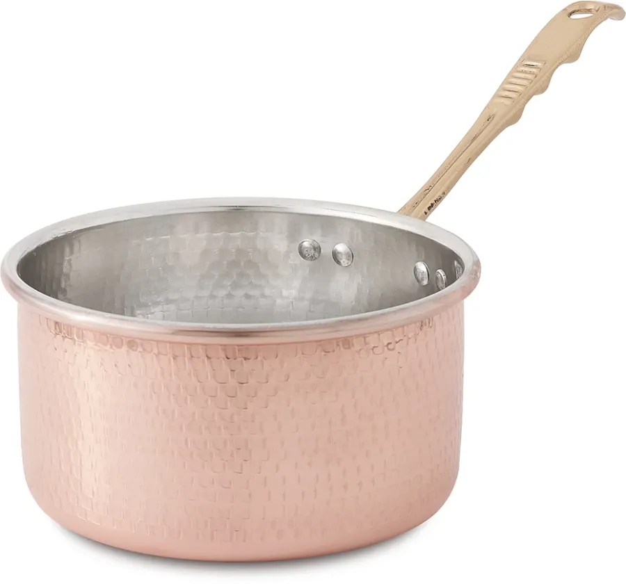 obrazek 1 Rondel głęboki, 1 uchwyt, średnica 20cm - Cu Artigiana