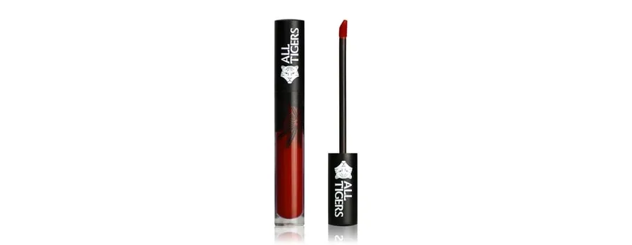 obrazek 1 All Tigers Natural & Vegan Szminka w płynie 8 ml 889 ROTBRAUN 