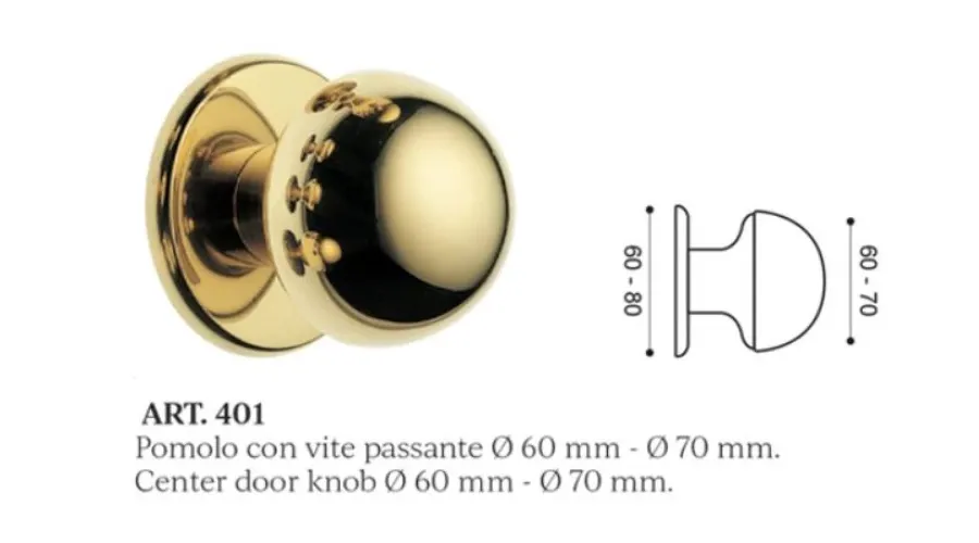 obrazek 2 Elegancka gałka drzwiowa Pomoli 401
