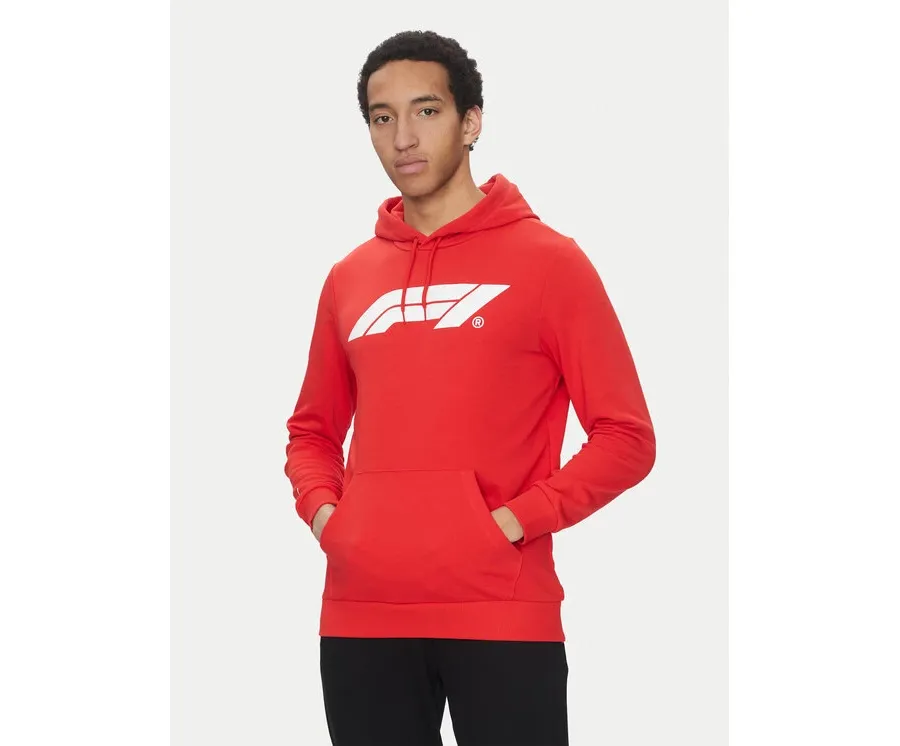 obrazek 1 Puma Bluza F1 Ess Logo 625853 Czerwony Regular Fit