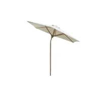 Zdjęcie Stylowy okrągły parasol z centralnym drewnianym słupkiem z możliwością pochylenia