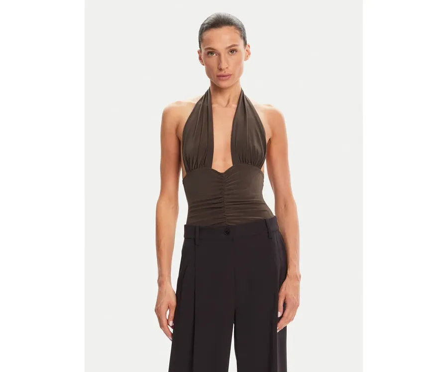 obrazek 1 NORMA KAMALI Body Mio KK424XPLG74823 Brązowy Slim Fit