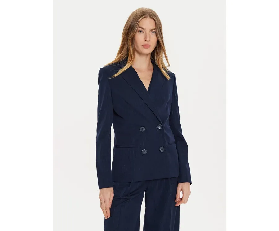 obrazek 1 TWINSET Marynarka 242TP2150 Granatowy Regular Fit