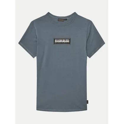 Zdjęcie Napapijri T-Shirt Chamois NP0A4ILE D Niebieski Regular Fit