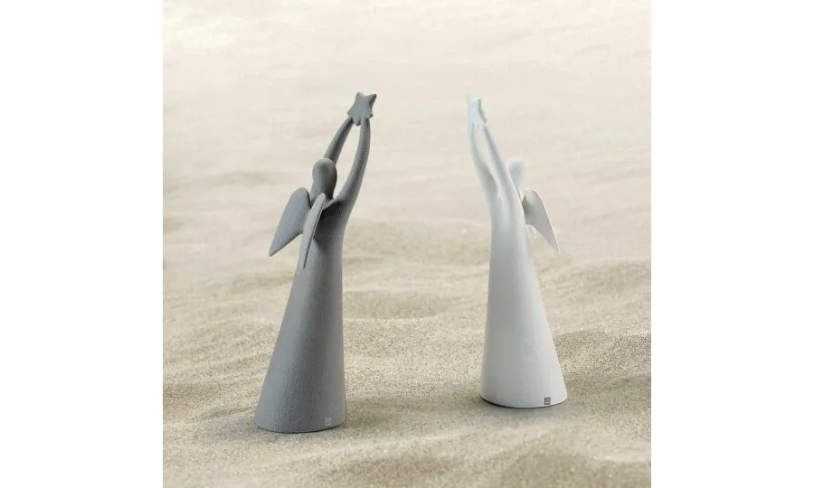 obrazek 4 Ceramiczna figurka anioła z gwiazdą