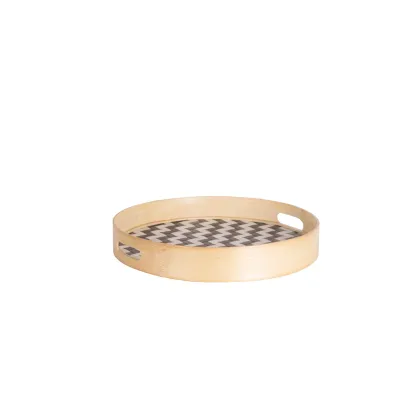 Picture Unique woven round Decor tray
