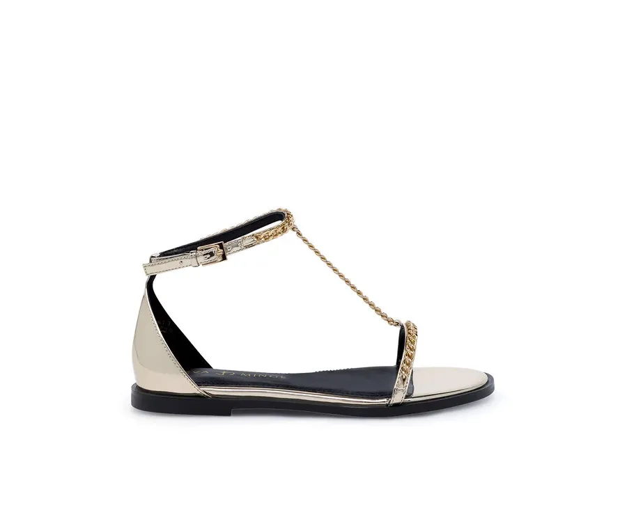 obrazek 1 Eva Minge Sandały ALBINA-F50-298-1 Złoty