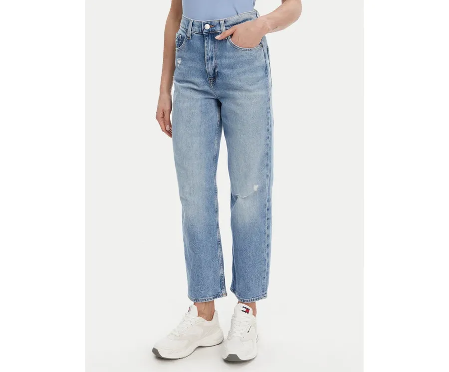 obrazek 1 Tommy Jeans Jeansy Layla DW0DW20013 Niebieski Slim Fit