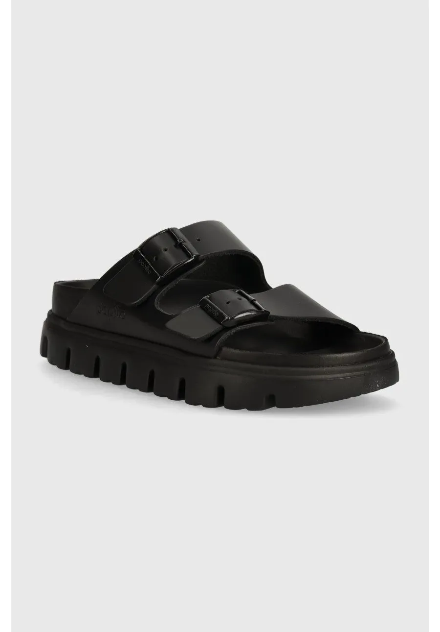 obrazek 1 Birkenstock klapki skórzane BIRKENSTOCK X PAPILLIO Arizona Chunky Exq damskie kolor czarny 1024565