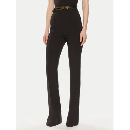 Zdjęcie Elisabetta Franchi Spodnie materiałowe PA-034-42E2-5981 Czarny Regular Fit