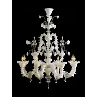 Picture Luxurious Italian chandelier made of glass