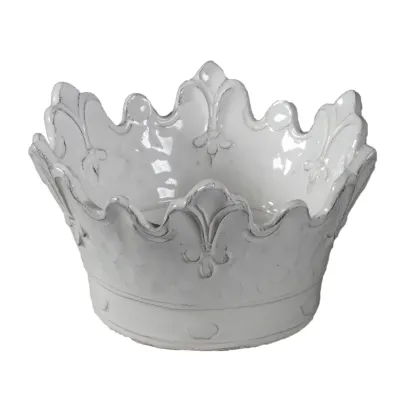 Zdjęcie Elegancka miska ceramiczna w kształcie korony - Virginia Casa