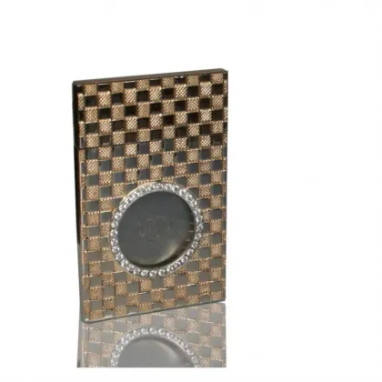 Picture Checkmate Urso cigar cutter, diamonds and 18k gold