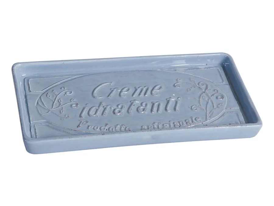 obrazek 1 Łazienkowa niebieska tacka ceramiczna - Virginia Casa