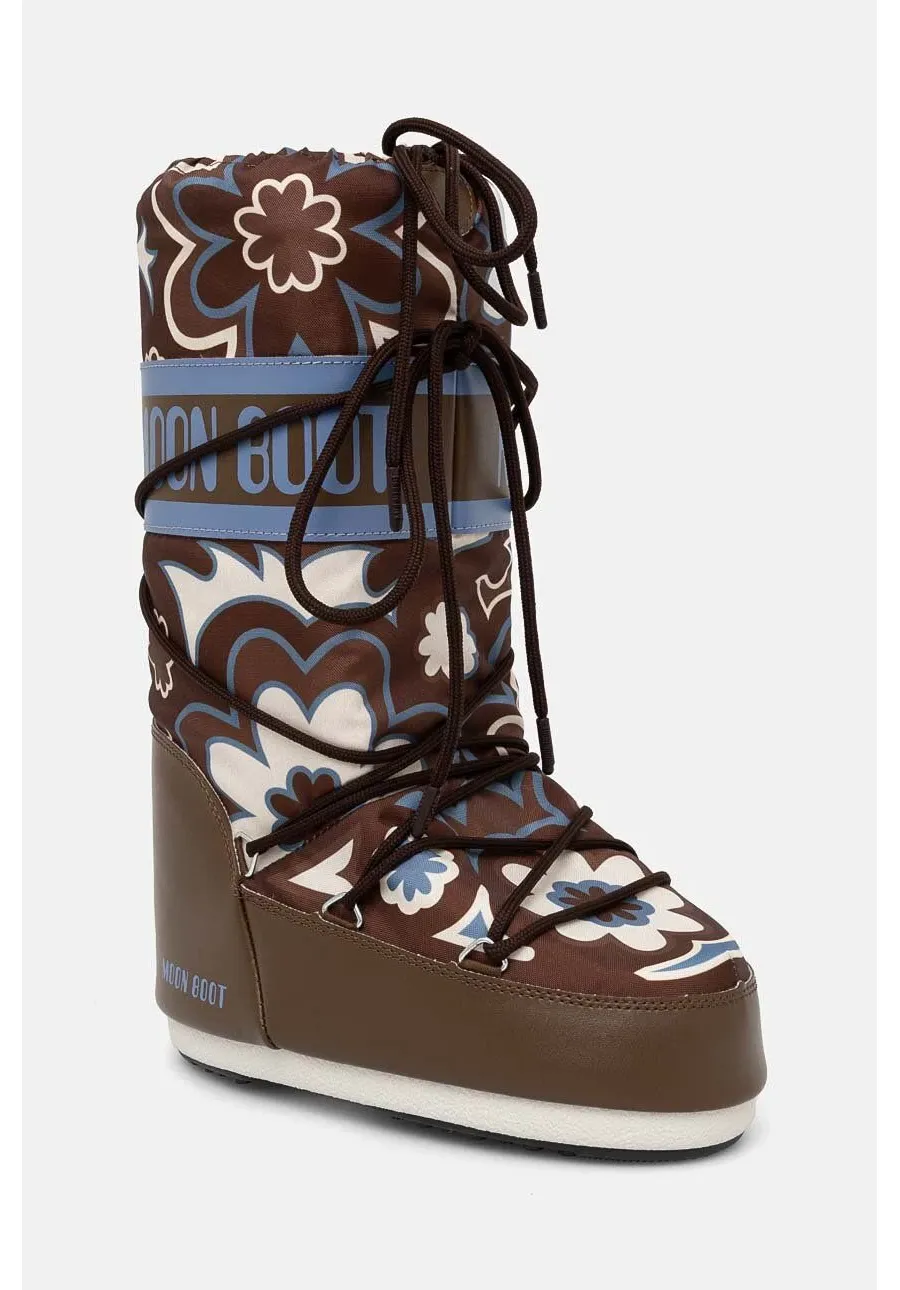 obrazek 1 Moon Boot śniegowce MB ICON FLOWER kolor brązowy 80D1402940 MH07