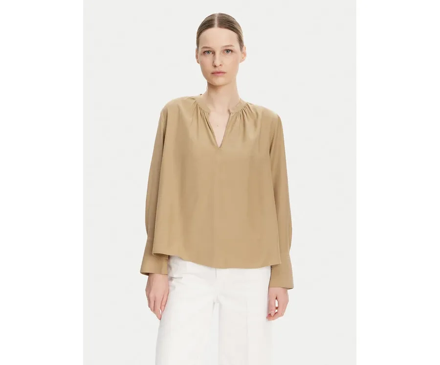 obrazek 1 Tommy Hilfiger Bluzka WW0WW44049 Beżowy Regular Fit