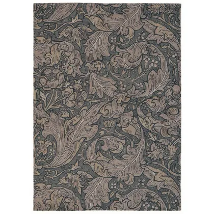 Zdjęcie Stylowy brązowy dywan w kwiaty - BACHELORS BUTTON CHARCOAL 28205