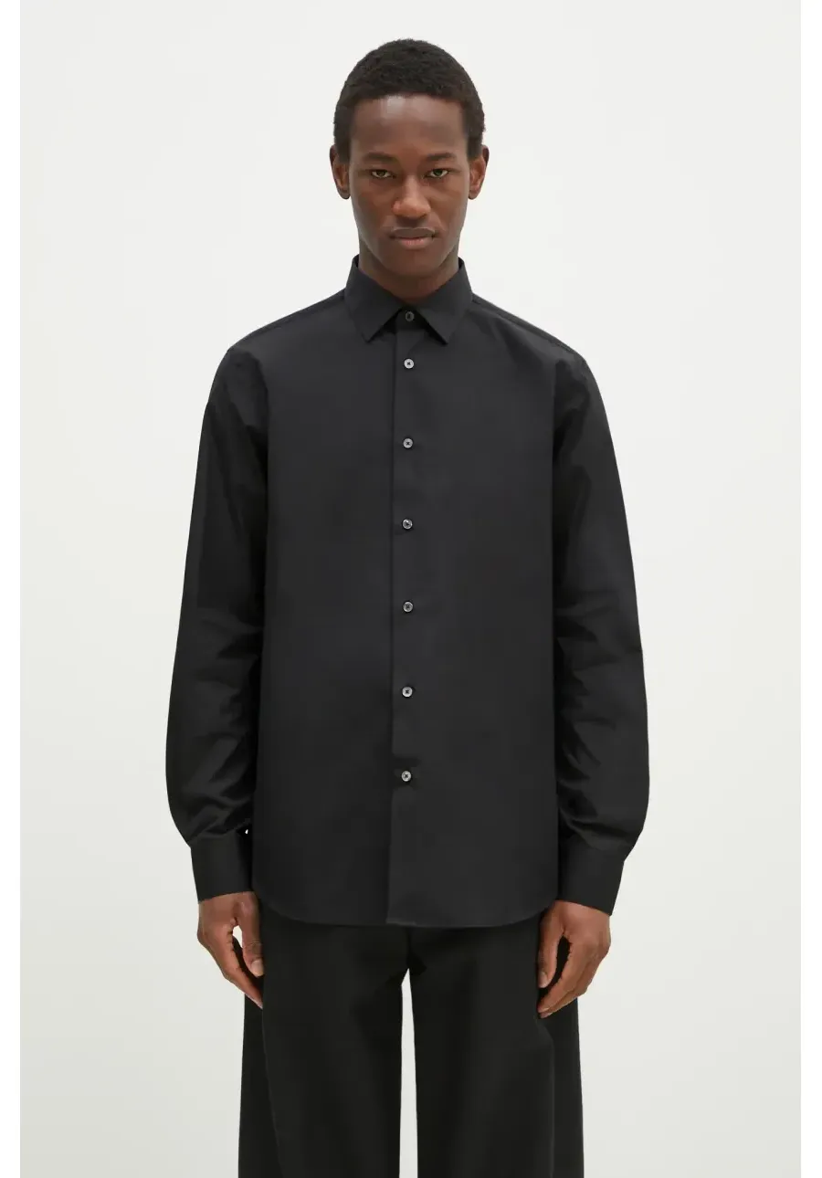 obrazek 1 Paul Smith koszula bawełniana męska kolor czarny regular z kołnierzykiem klasycznym M1R-800P2-L00050