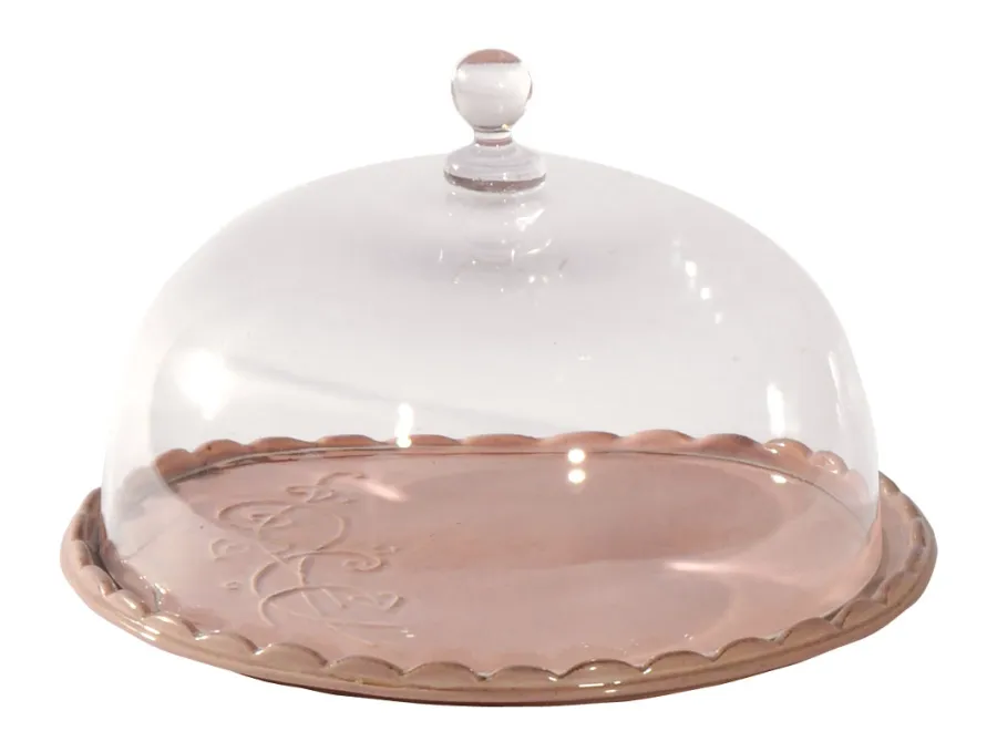obrazek 1 Patera z kloszem wykonana w stylu retro - Virginia Casa