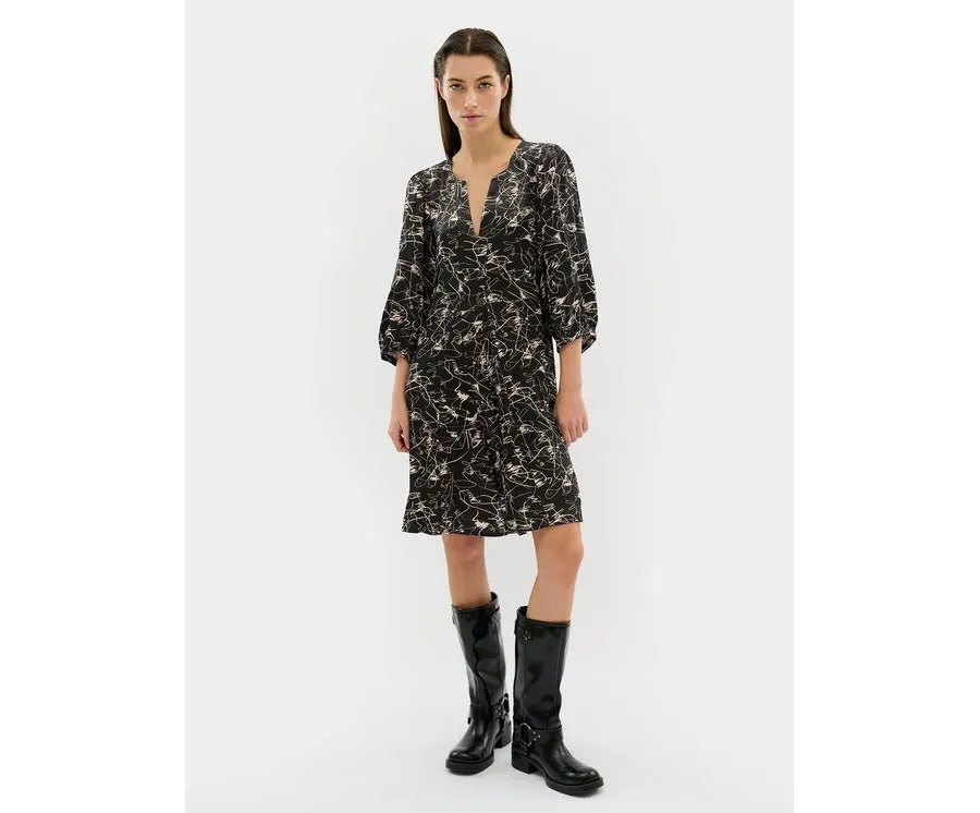obrazek 1 Karen by Simonsen Sukienka codzienna Marbella 10104894 Czarny Regular Fit