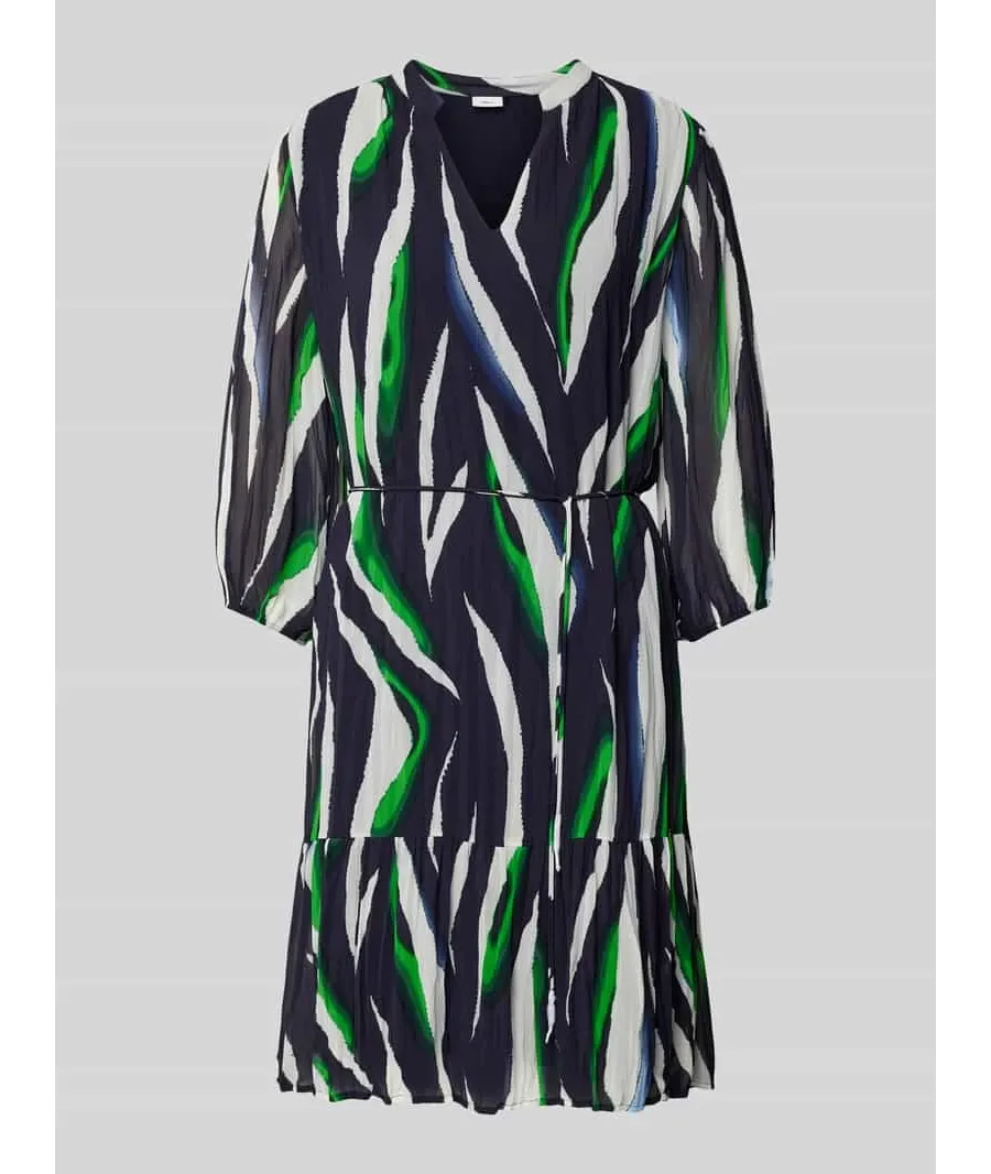 obrazek 1 Sukienka o długości do kolan ze wzorem na całej powierzchni