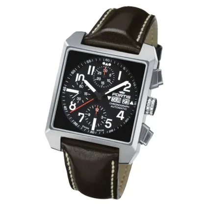 Zdjęcie FORTIS SQUARE 667.10.41 SQUARE DAY/DATE CHRONOGRAPH