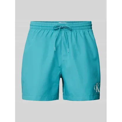 Zdjęcie Spodenki kąpielowe o kroju regular fit z nadrukiem z logo